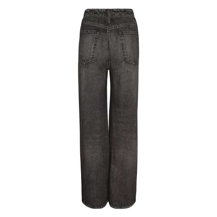 Side Stripe Wide Leg Jeans