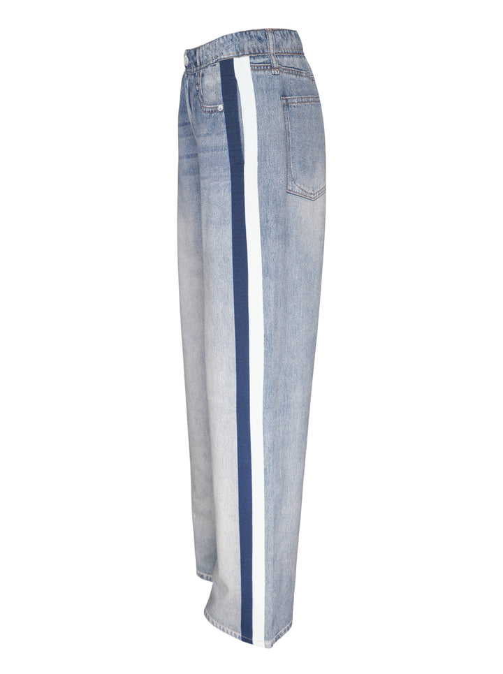 rag & bone Side Stripe Wide Leg Jeans - view 3