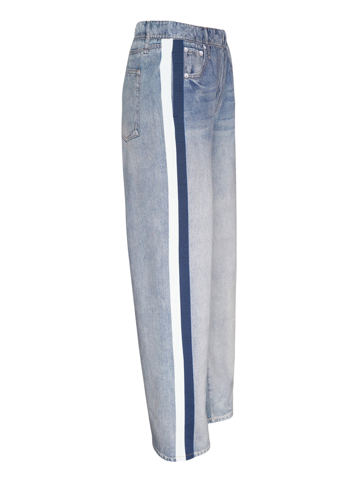 rag & bone Side Stripe Wide Leg Jeans - view 4