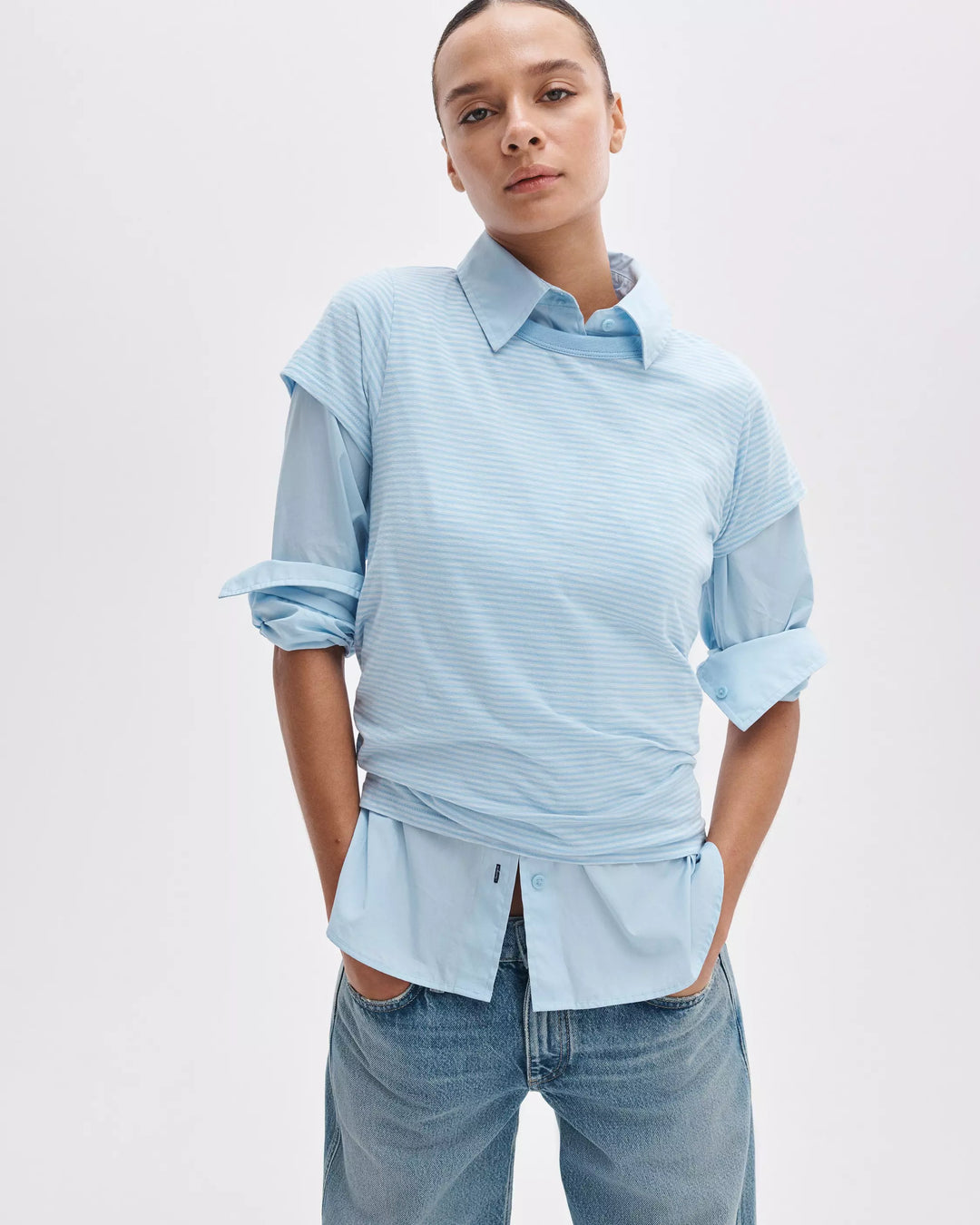 The Slub Striped Tee