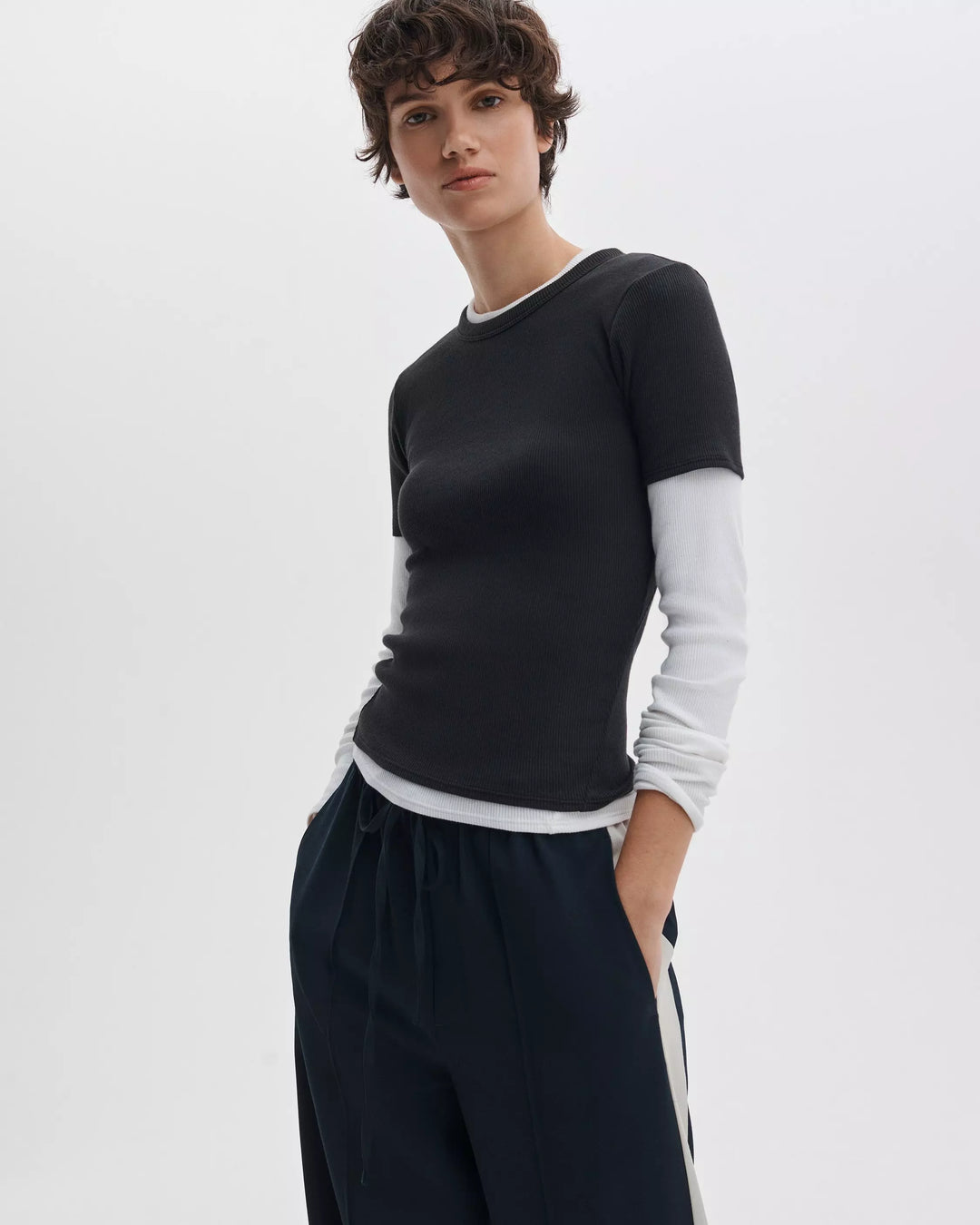 Essential Ribbed Tee