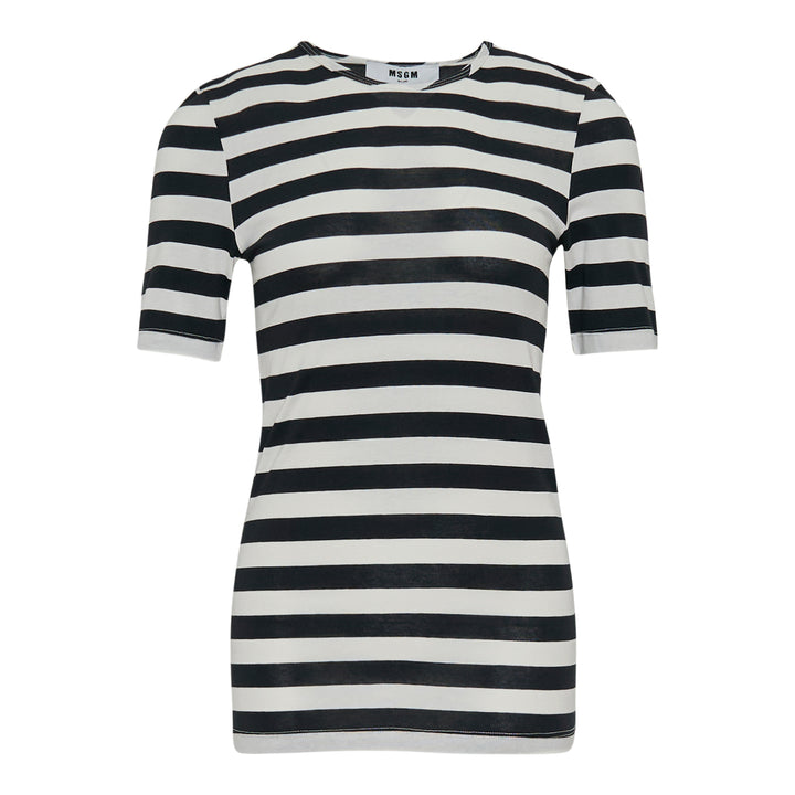 MSGM Striped T-Shirt – Available at Club 21, Official Retailer in Singapore, Malaysia & Thailand with Global Shipping Online