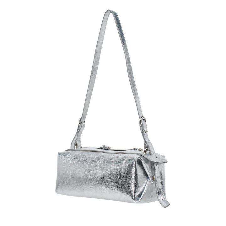 Printed Leather Handbag