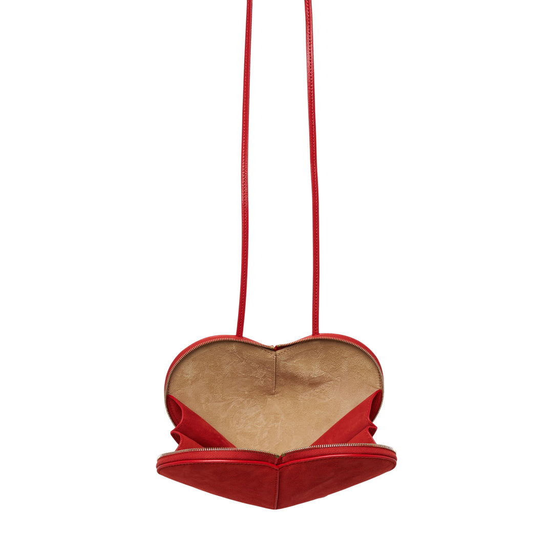 Le Coeur Shoulder Bag Suede