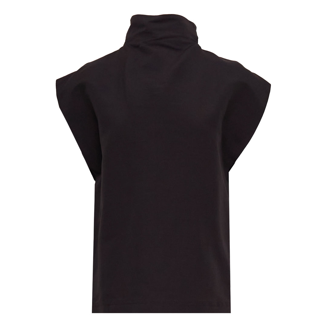 ALAIA High Neck Viscose Blended Top – Available at Club 21, Official Retailer in Singapore, Malaysia & Thailand with Global Shipping Online
