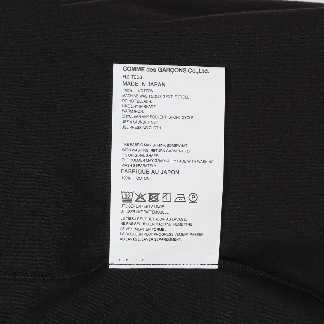 COMME des GARCONS Cotton Jersey Tee – Available at Club 21, Official Retailer in Singapore, Malaysia & Thailand with Global Shipping Online