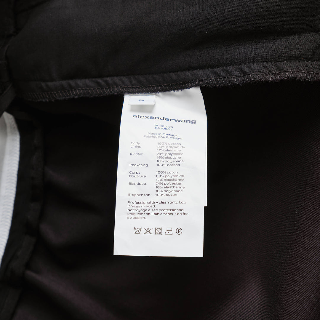 Mid-Rise Mini Logo Elastic Skirt