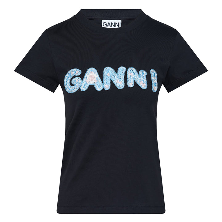 GANNI Basic Cotton Jersey Baby Fit T-Shirt – Available at Club 21, Official Retailer in Singapore, Malaysia & Thailand with Global Shipping Online