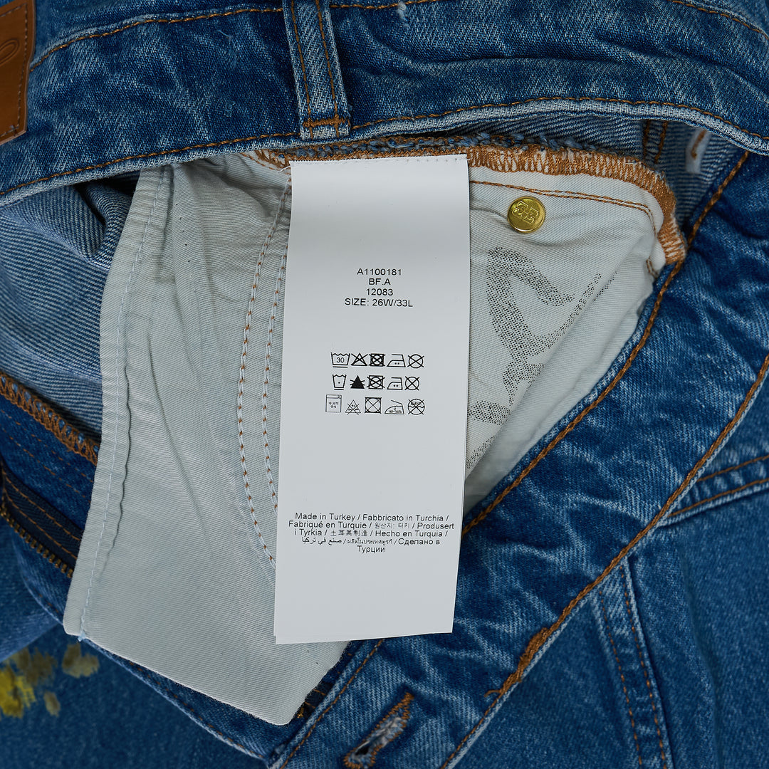 GANNI Printed Flower Denim Jeans – Available at Club 21, Official Retailer in Singapore, Malaysia & Thailand with Global Shipping Online