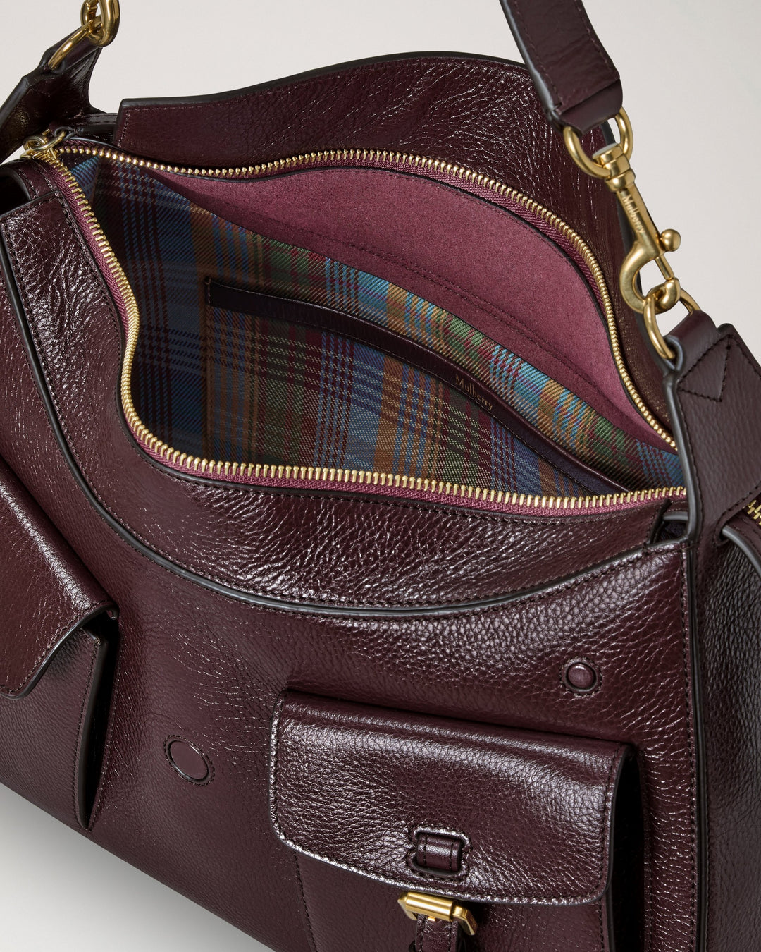 Mulberry Roxanne Shoulder High Shine Bag – Available at Club 21, Official Retailer in Singapore, Malaysia & Thailand with Global Shipping Online