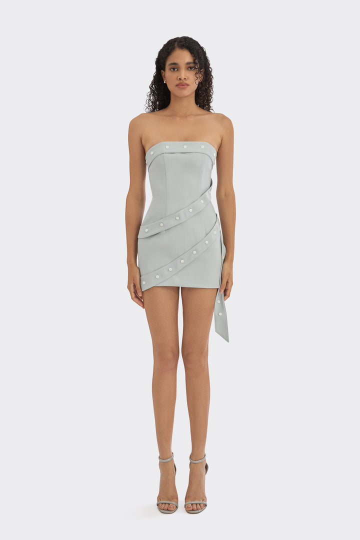 Stolen Stores Wrap Button Mini Dress – Available at Club 21, Official Retailer in Singapore, Malaysia & Thailand with Global Shipping Online