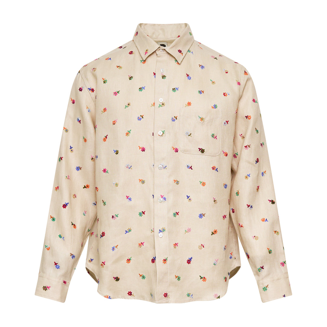 vowels Floral Embroidered Overshirt – Available at Club 21, Official Retailer in Singapore, Malaysia & Thailand with Global Shipping Online
