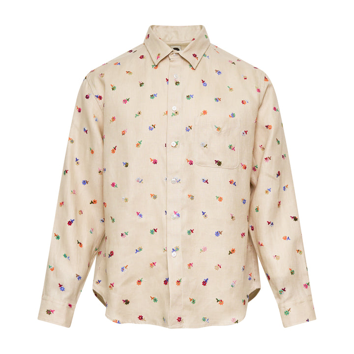vowels Floral Embroidered Overshirt – Available at Club 21, Official Retailer in Singapore, Malaysia & Thailand with Global Shipping Online