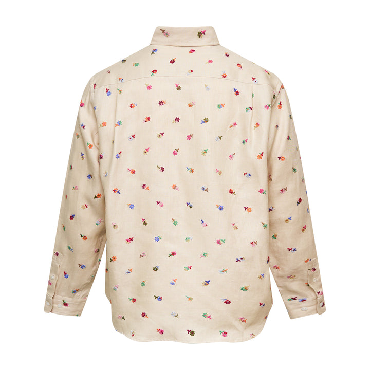 vowels Floral Embroidered Overshirt – Available at Club 21, Official Retailer in Singapore, Malaysia & Thailand with Global Shipping Online