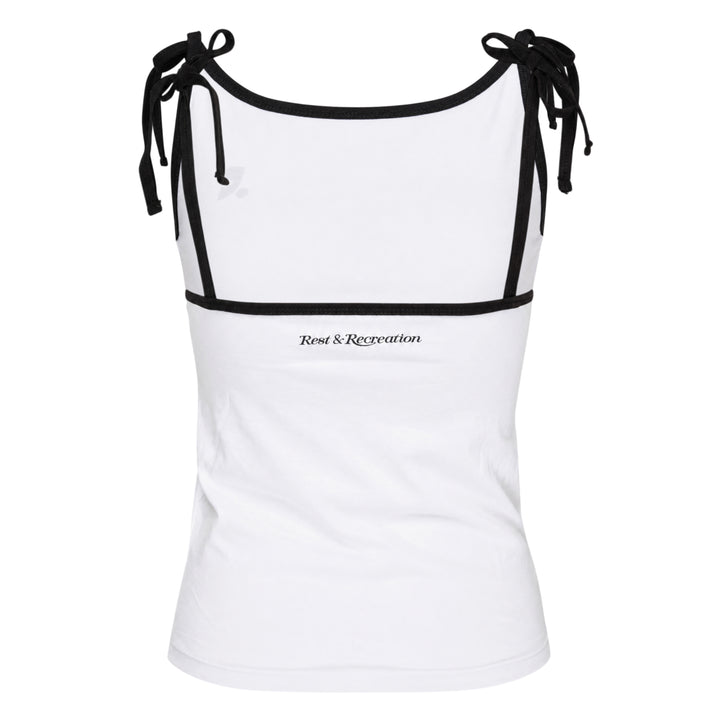 Bow Tie Shoulder Tank Top