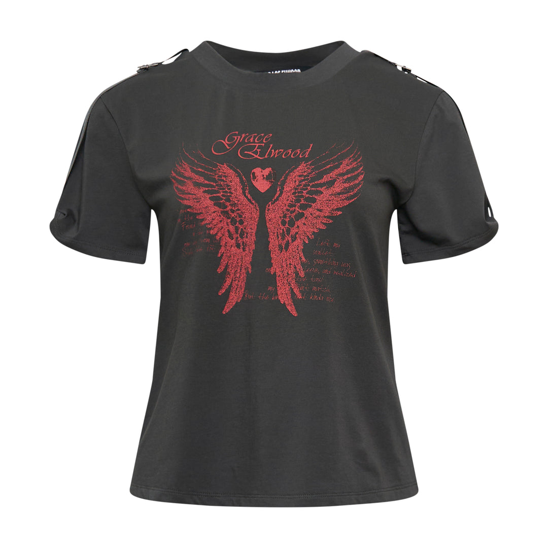 GRACE ELWOOD Turned-Up Sleeve Tee – Available at Club 21, Official Retailer in Singapore, Malaysia & Thailand with Global Shipping Online