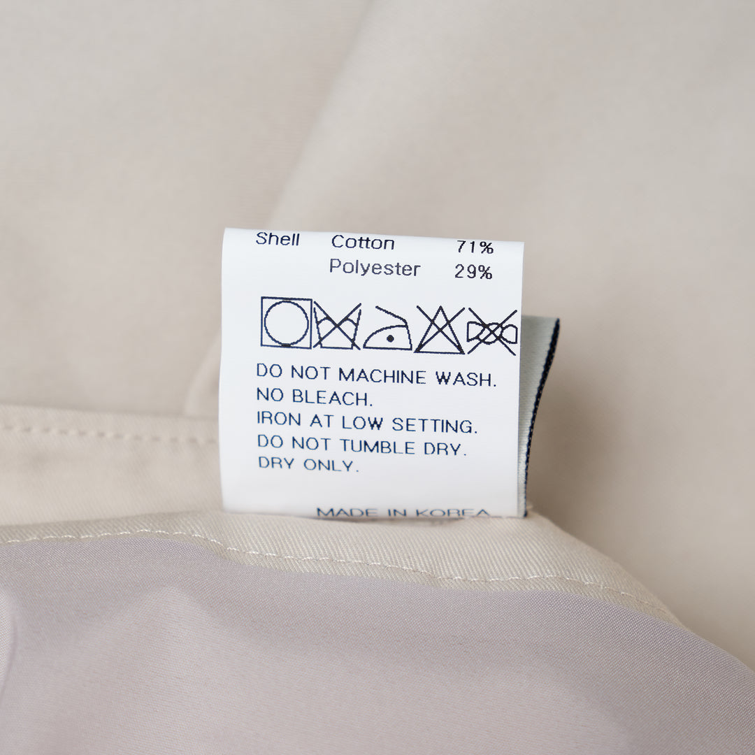 Light Beige Asymmetric Flared Skirt