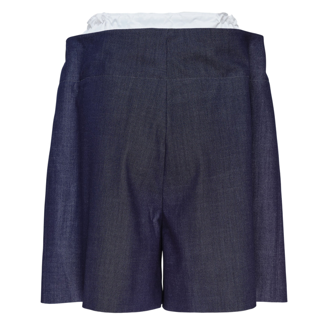 Navy Drawstring Waist Shorts