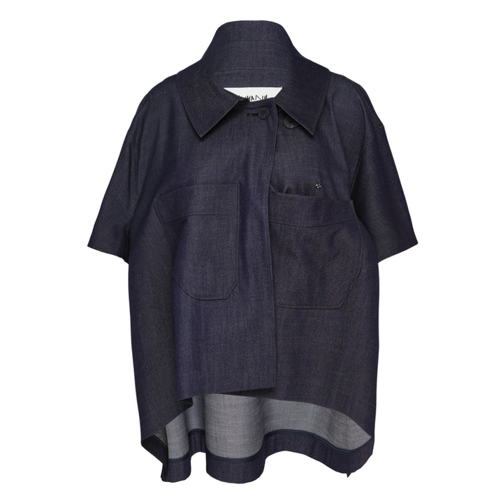 Navy Denim Blouson