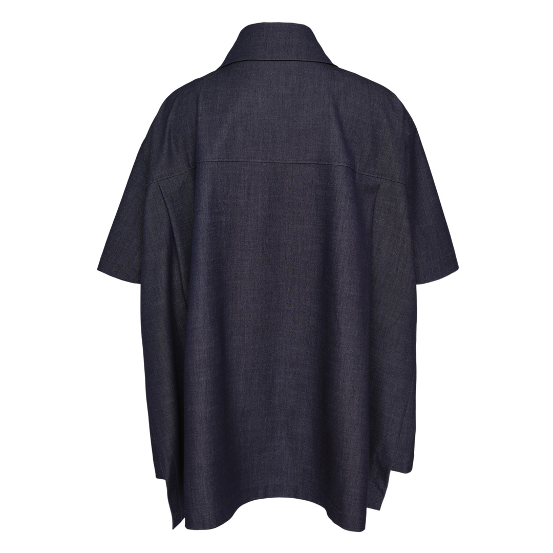 Navy Denim Blouson