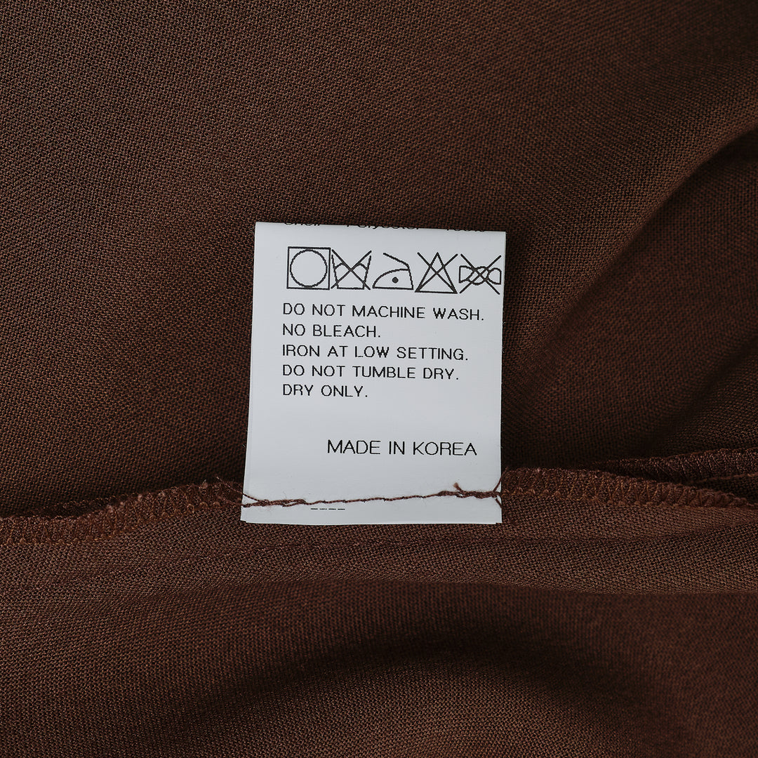 Brown Batwing Blouse