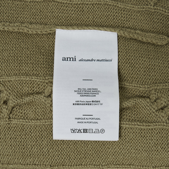 AMI Cable Stitch Cardigan – Available at Club 21, Official Retailer in Singapore, Malaysia & Thailand with Global Shipping Online