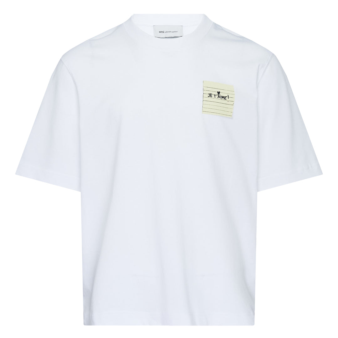 AMI Post It Je t'aime Boxy T-Shirt – Available at Club 21, Official Retailer in Singapore, Malaysia & Thailand with Global Shipping Online
