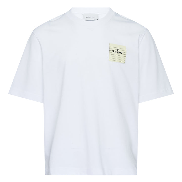 AMI Post It Je t'aime Boxy T-Shirt – Available at Club 21, Official Retailer in Singapore, Malaysia & Thailand with Global Shipping Online