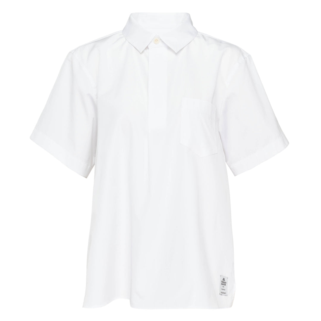 Cotton Poplin Short Sleeve Shirt