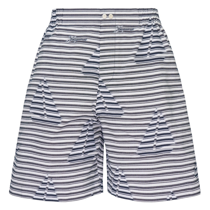 Striped Cap Print Shorts
