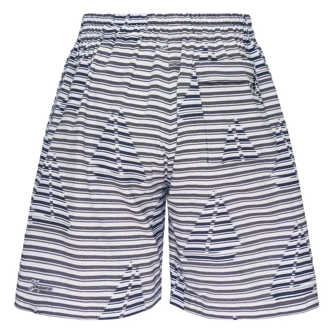 Striped Cap Print Shorts