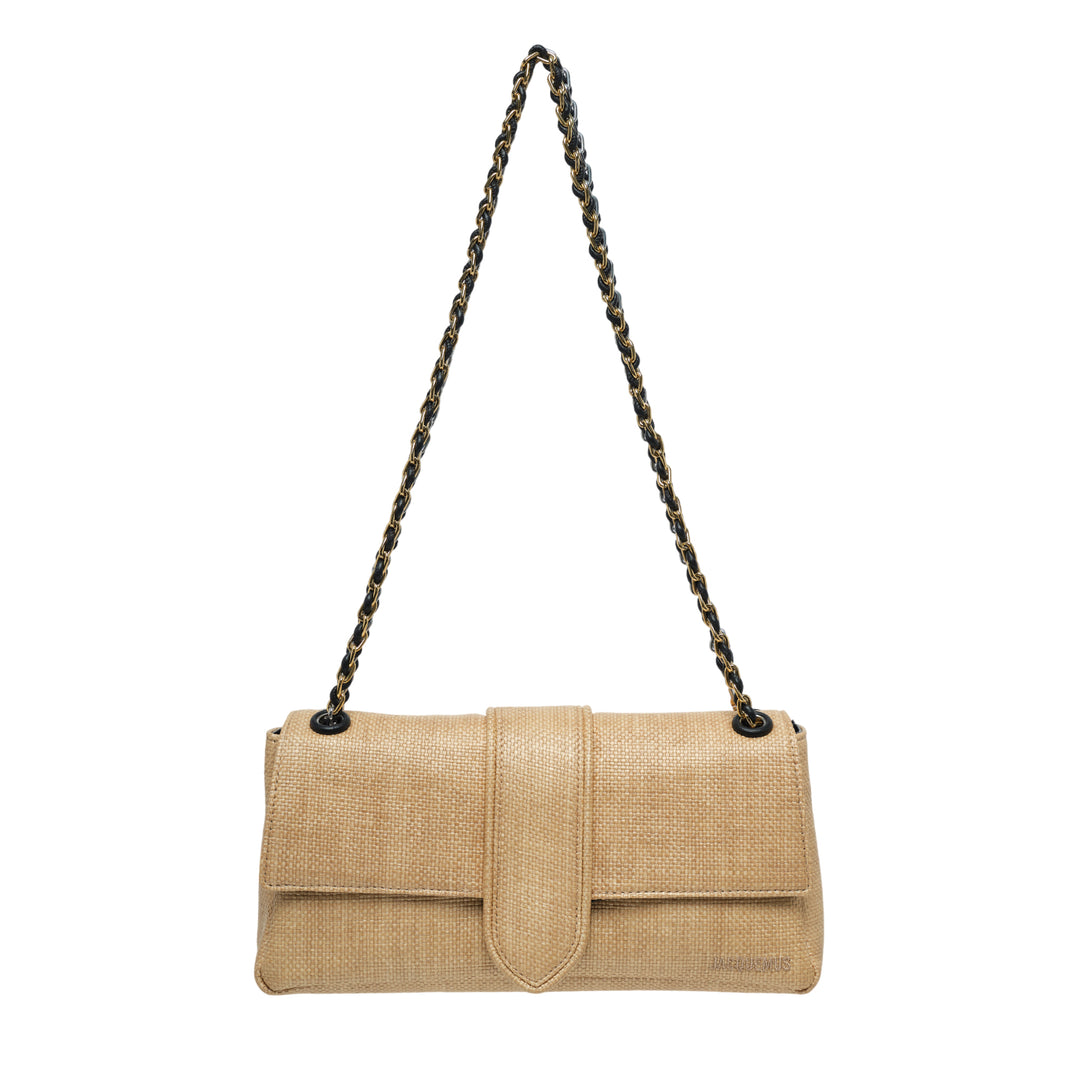 JACQUEMUS Le Bambino Chaine Woven Shoulder Bag – Available at Club 21, Official Retailer in Singapore, Malaysia & Thailand with Global Shipping Online
