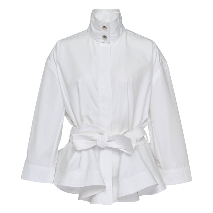 Cabana Woven Belted Blouson