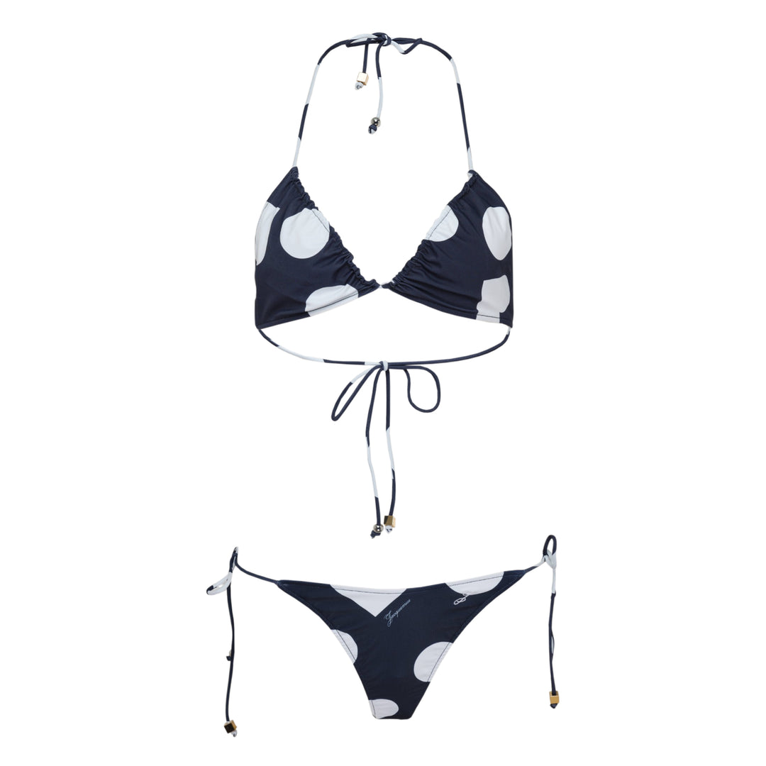 Polka Dot Triangle Bikini Set