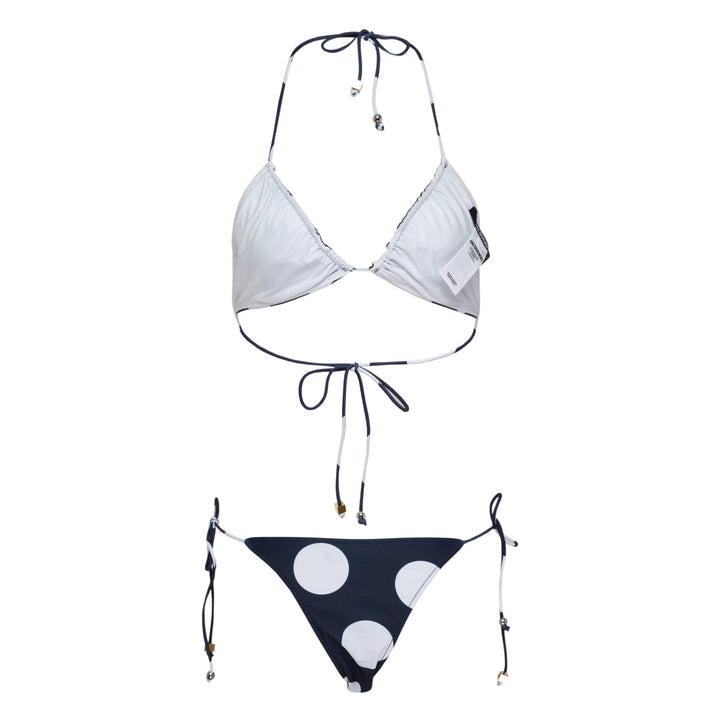 Polka Dot Triangle Bikini Set