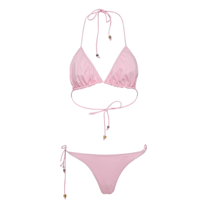 Polka Dot Triangle Bikini Set