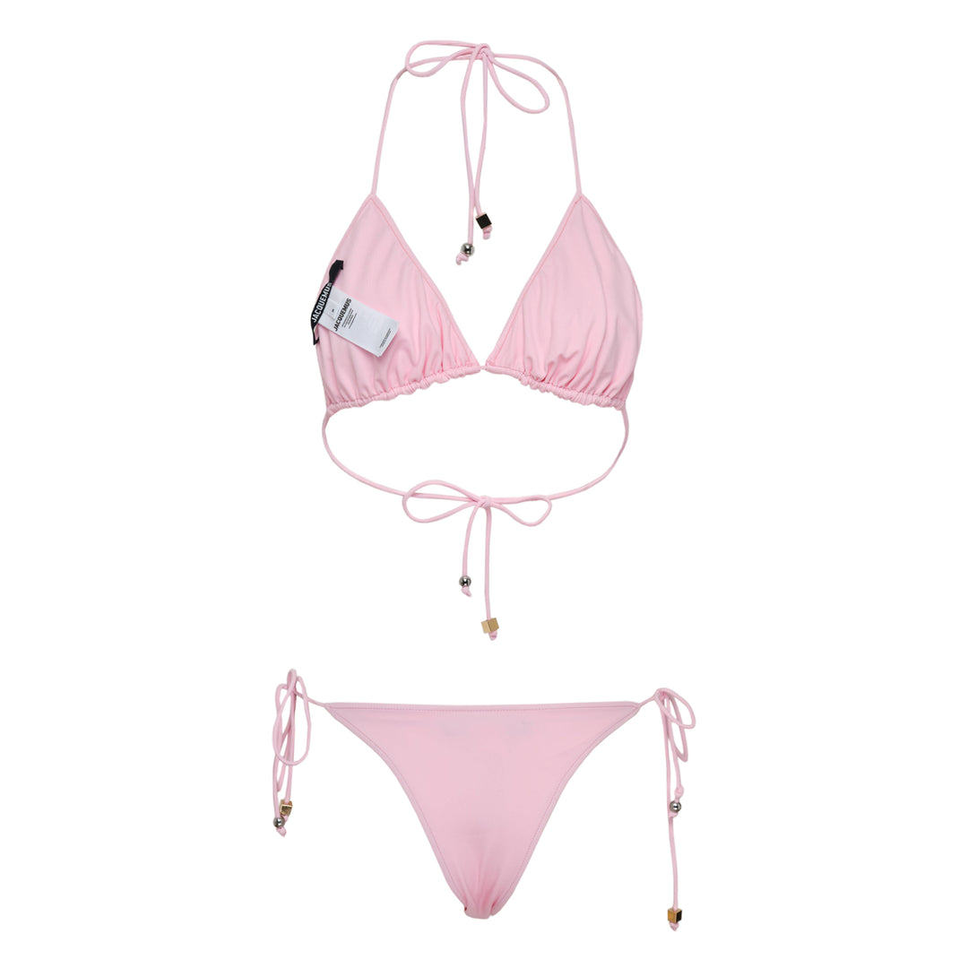 Polka Dot Triangle Bikini Set