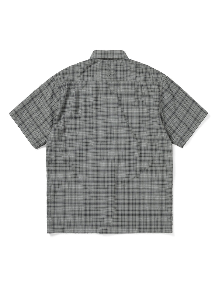 Plaid Short Sleeve Fishing Shirt