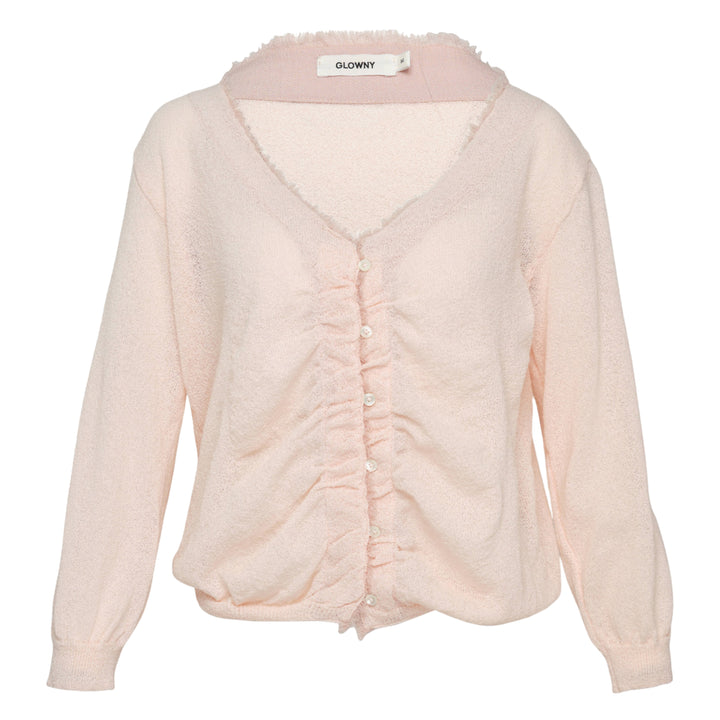 Sherbet V-Neck Fringe Cardigan