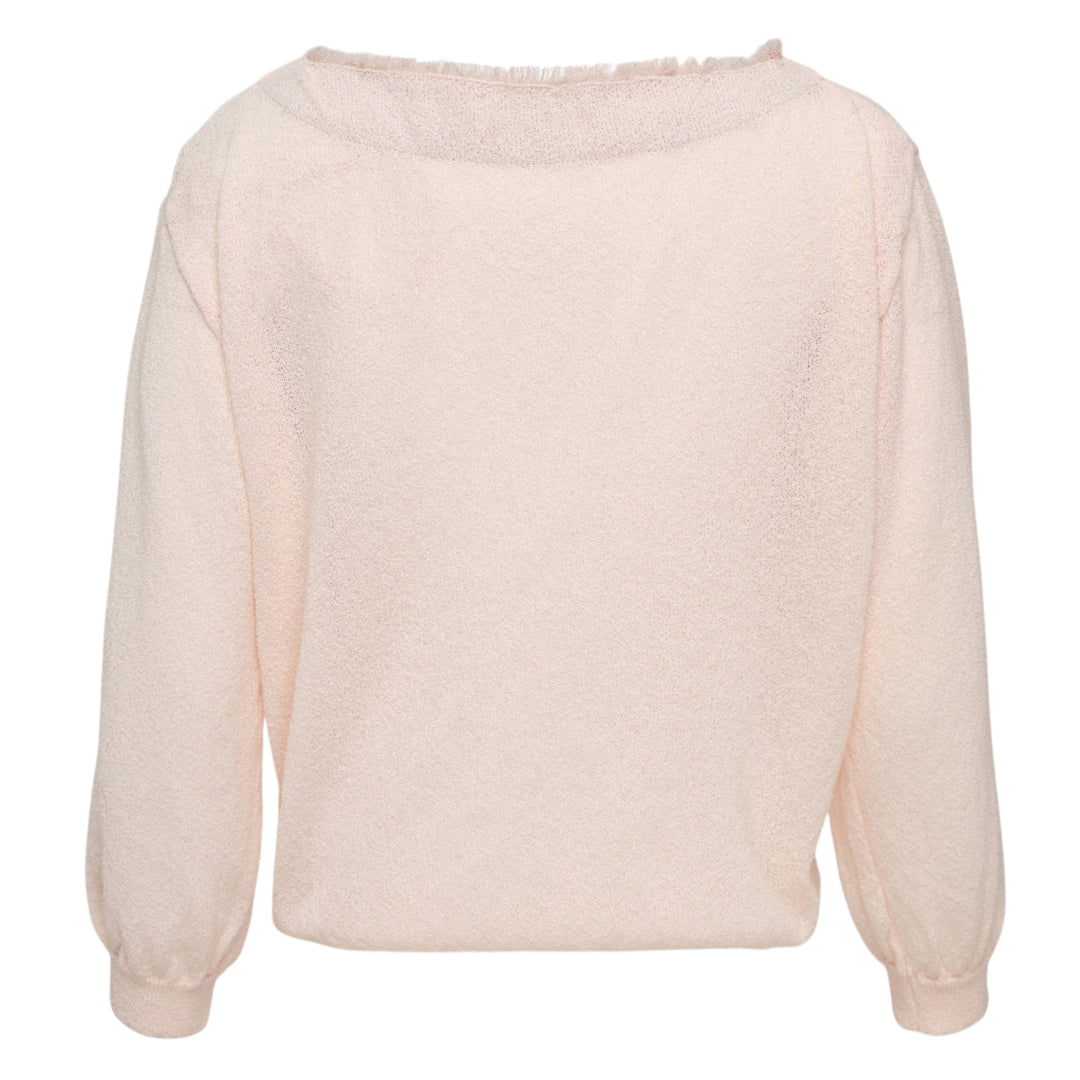 Sherbet V-Neck Fringe Cardigan