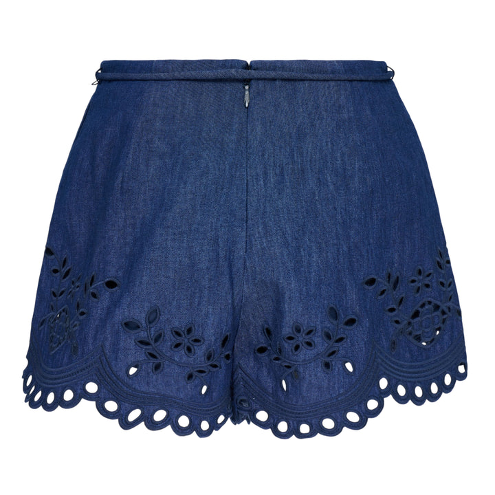 Mahon Broderie Denim Short