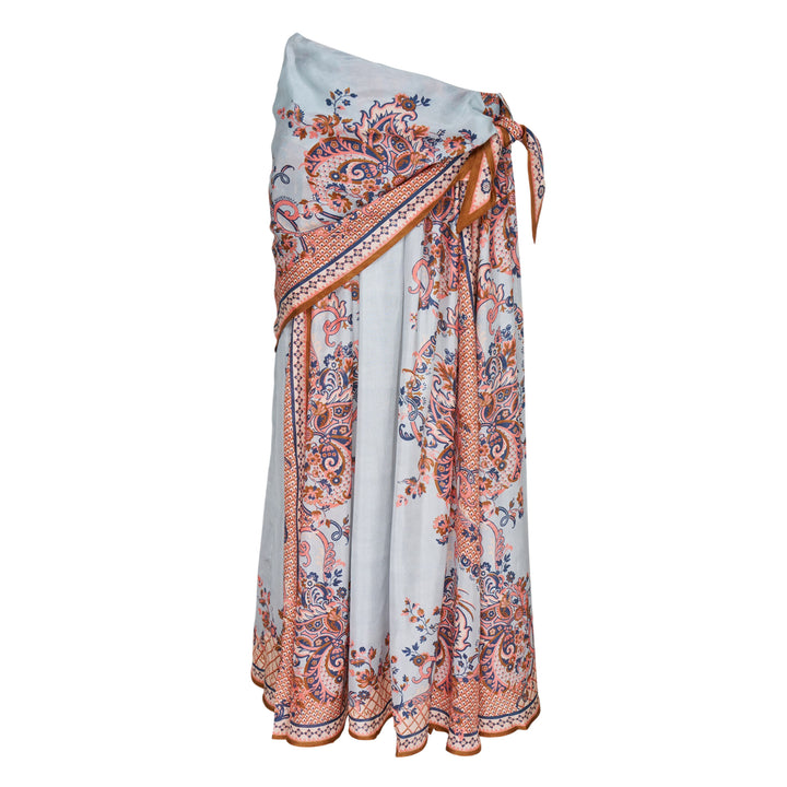 Aster Scarf Midi Skirt
