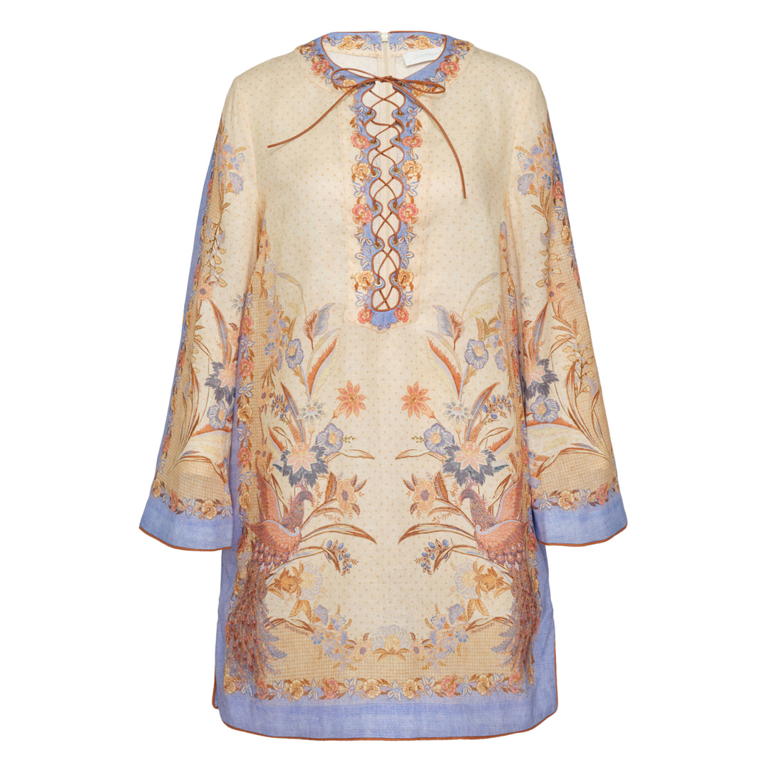 ZIMMERMANN Indra Tunic Mini Dress – Available at Club 21, Official Retailer in Singapore, Malaysia & Thailand with Global Shipping Online
