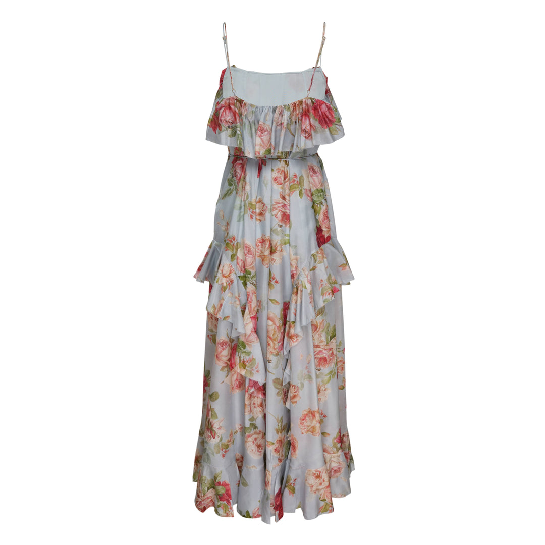 Roselight Frill Maxi Dress