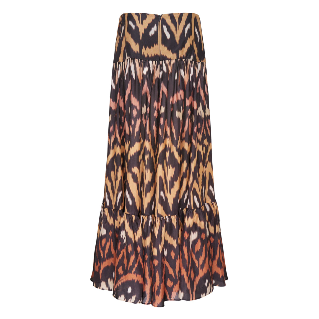 Aster Ikat Midi Skirt