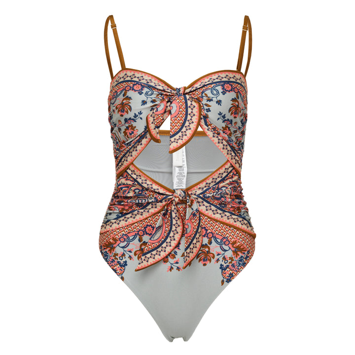 ZIMMERMANN Aster Scarf Tie One Piece – Available at Club 21, Official Retailer in Singapore, Malaysia & Thailand with Global Shipping Online