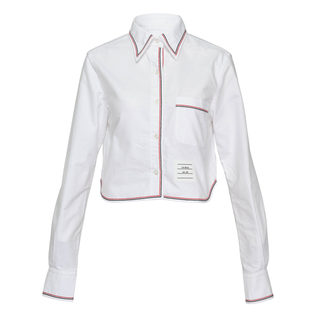 Long Sleeve Classic Cropped Shirt