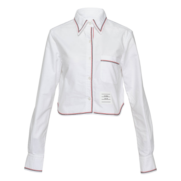 Long Sleeve Classic Cropped Shirt