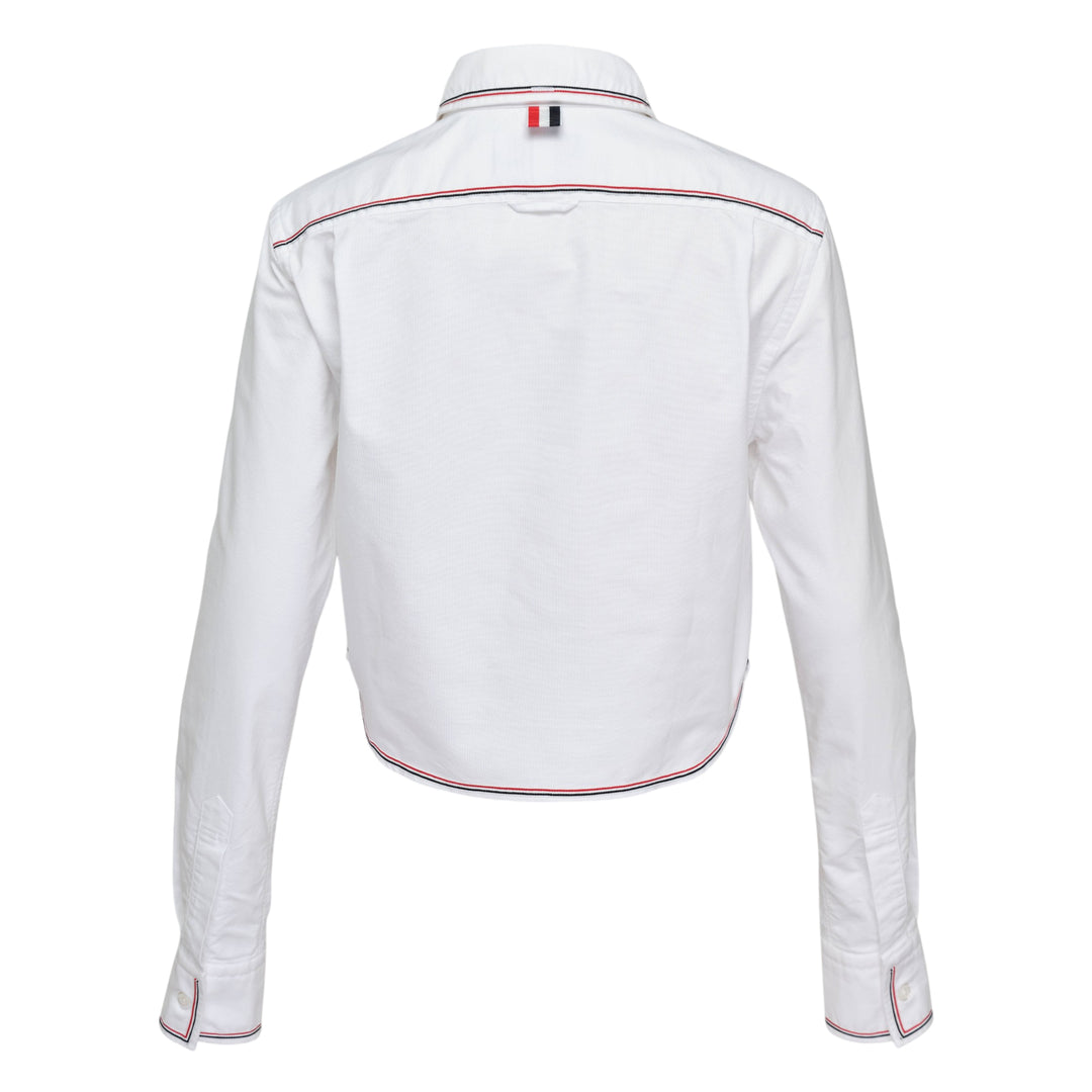 Long Sleeve Classic Cropped Shirt