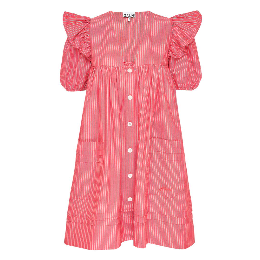 Oxford Stripe Angel Mini Dress